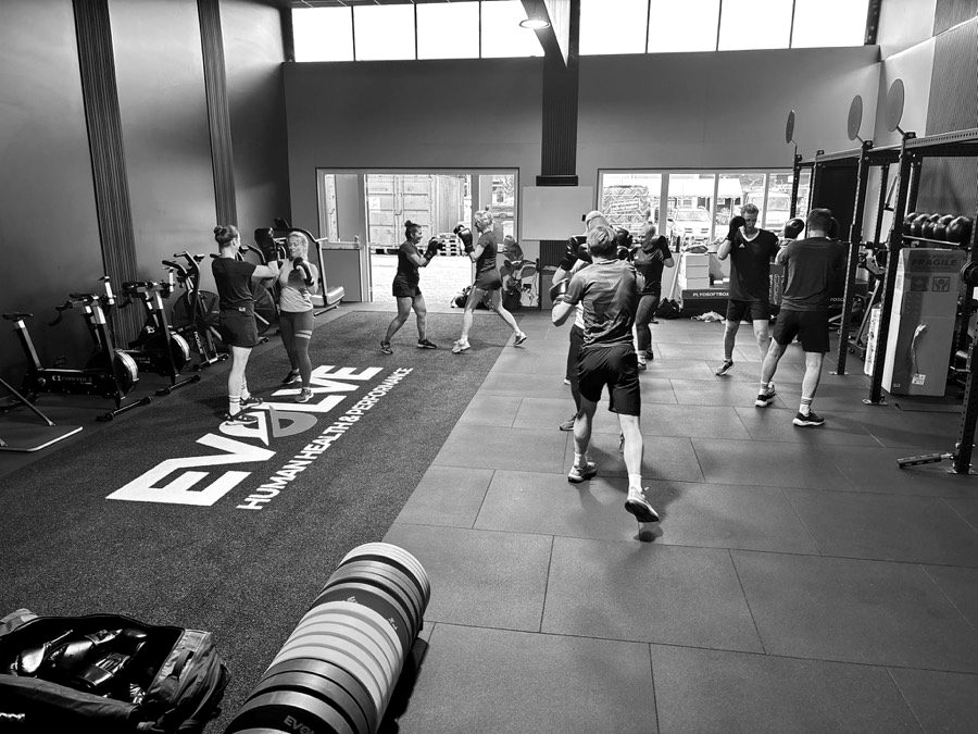 Boxing training bij Evolve