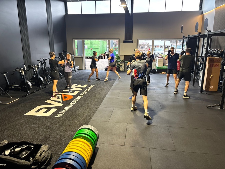 Boxing training bij Evolve